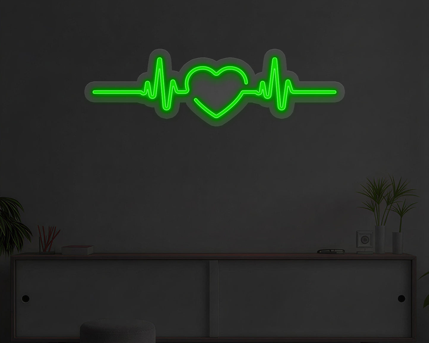 Heartbeat Neon Sign