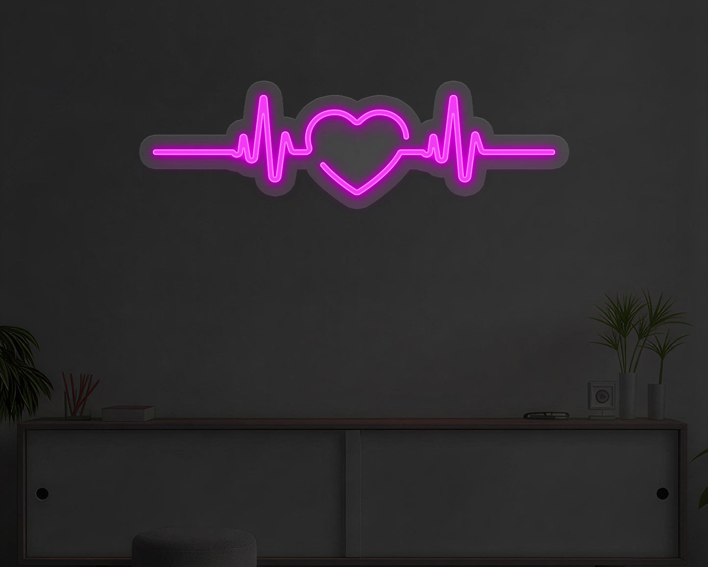 Heartbeat Neon Sign