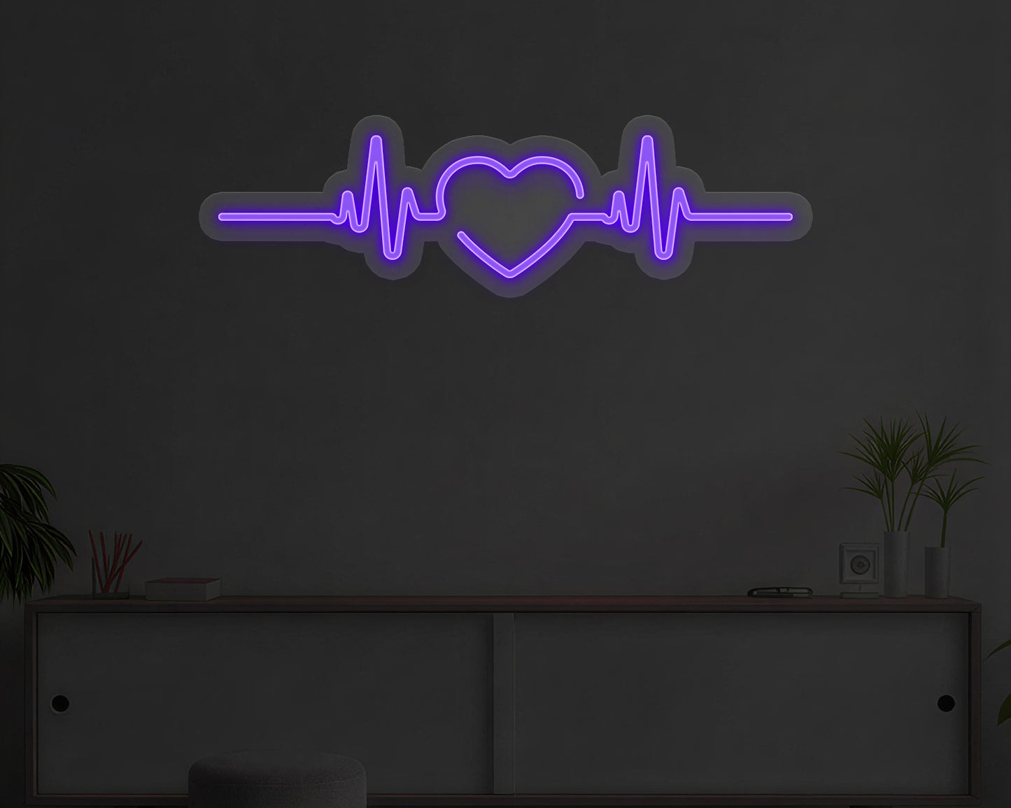 Heartbeat Neon Sign