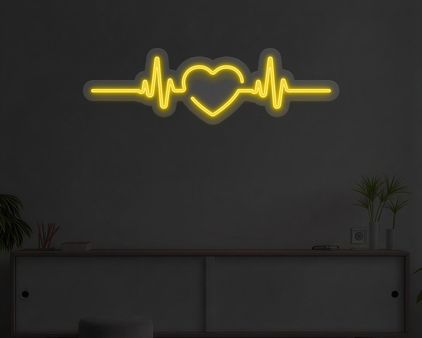 Heartbeat Neon Sign