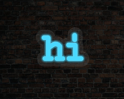 Hi Neon Sign