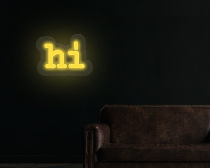 Hi Neon Sign
