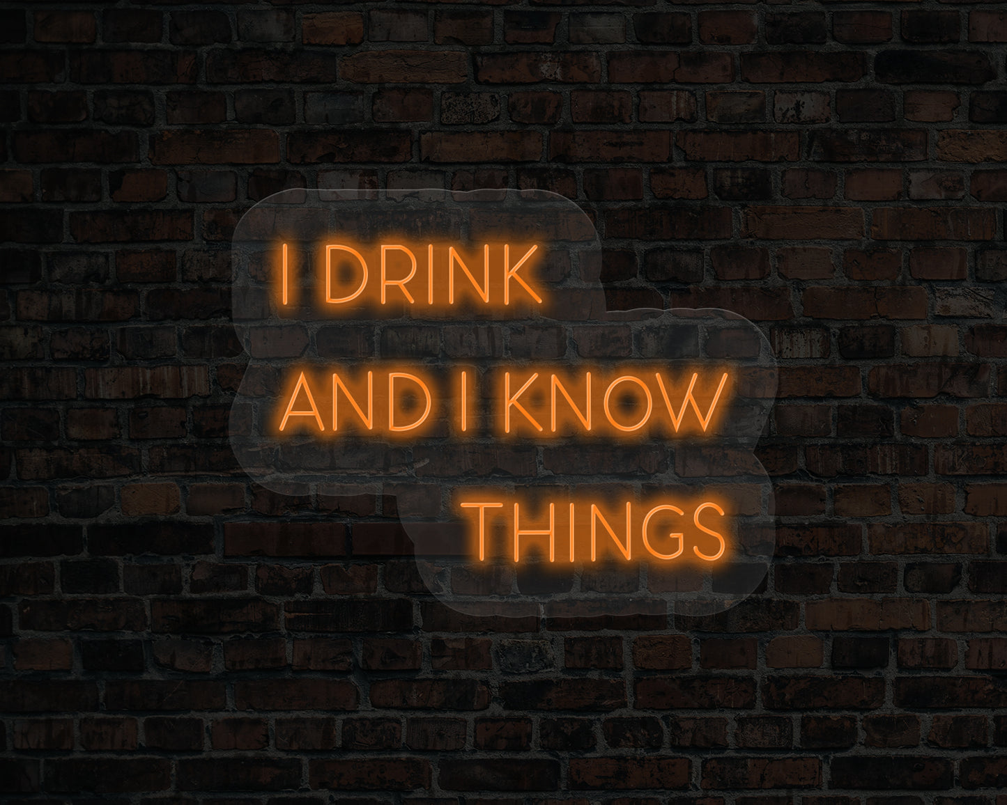 I Drink and I Know Things LED Neon Sign
