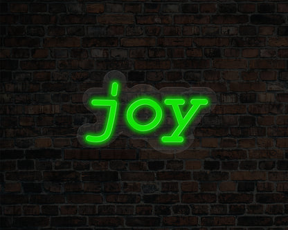 Joy Neon Sign
