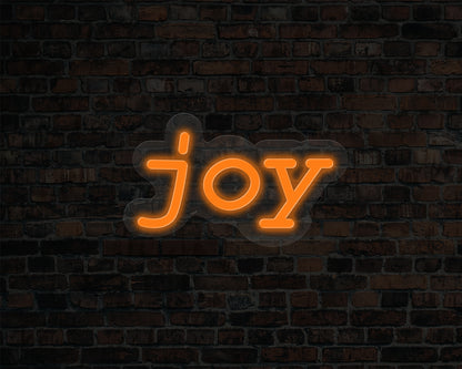 Joy Neon Sign
