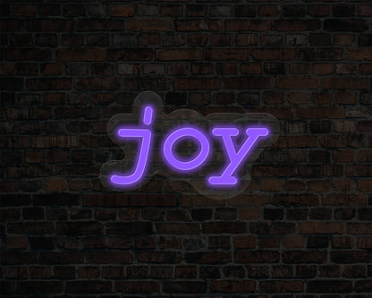 Joy Neon Sign