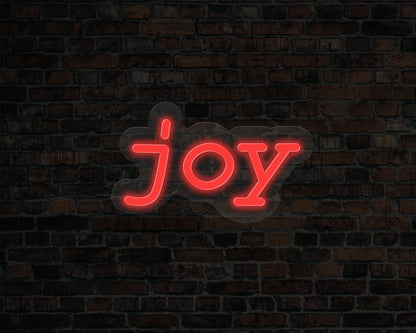 Joy Neon Sign