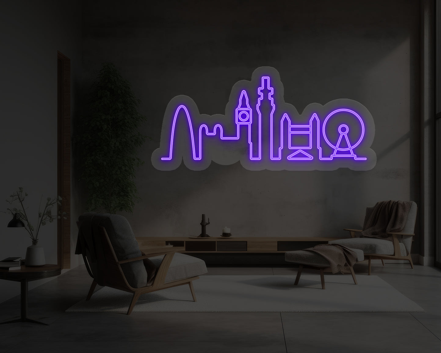 London City Neon Sign