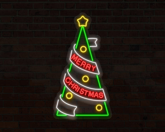 Merry Christmas tree Neon Sign