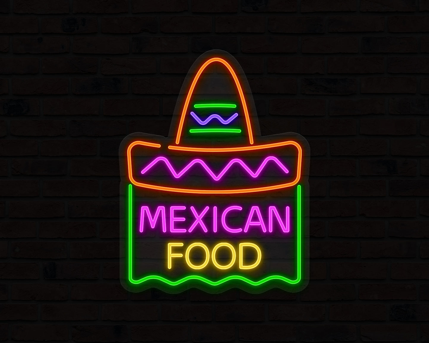 Mexican Food Neon Sign