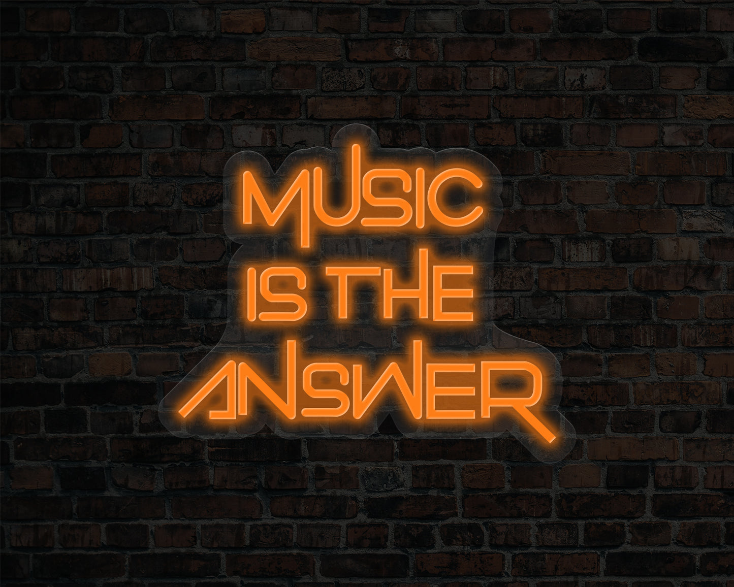 Music is The Answer Neon Sign
