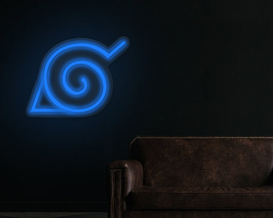 Naruto Hidden Leaf Neon Sign