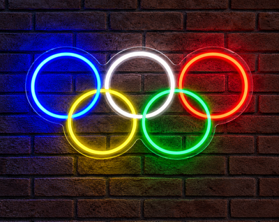 Olympics Rings Neon Sign