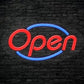 Open Two Colour Neon Sign