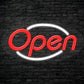 Open Two Colour Neon Sign