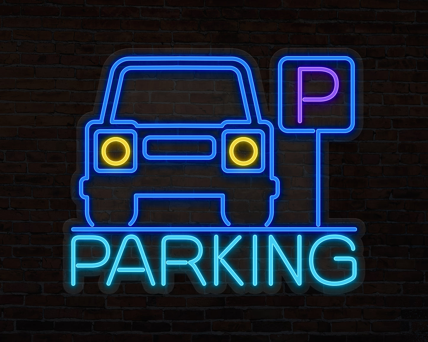 Parking Neon Sign