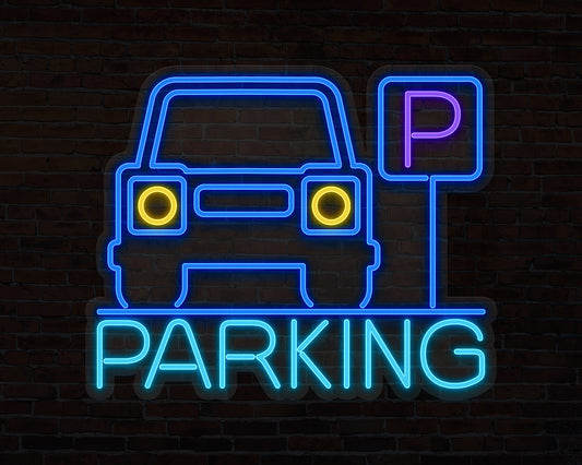 Parking Neon Sign