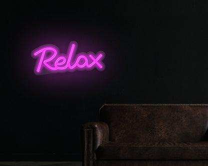 Relax Neon Sign
