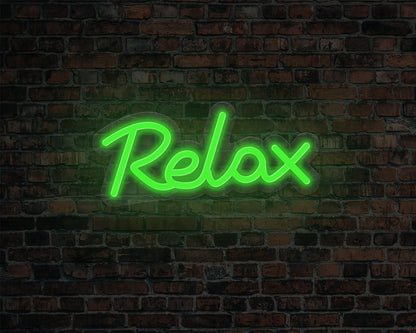 Relax Neon Sign