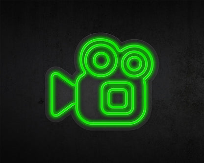 Retro Camera Neon Sign