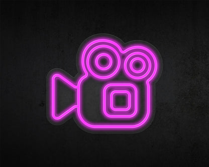 Retro Camera Neon Sign