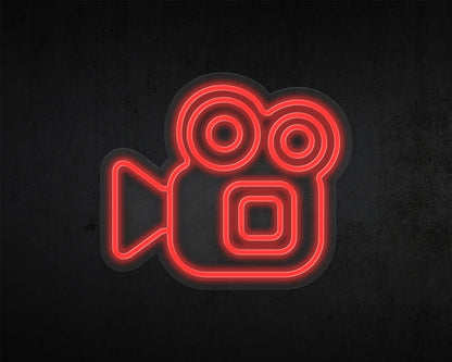 Retro Camera Neon Sign