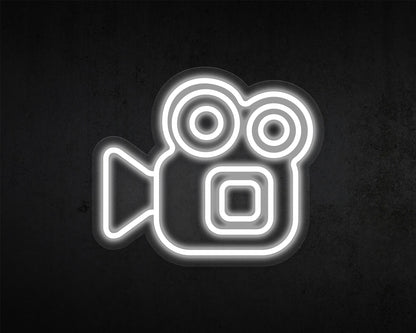 Retro Camera Neon Sign