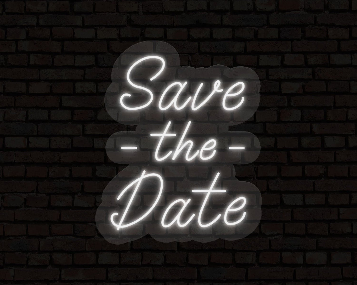 Save The Date Neon Sign