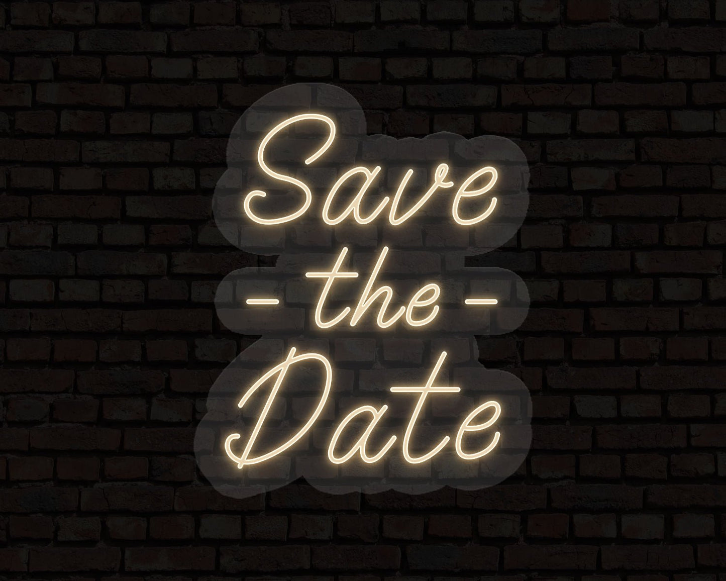 Save The Date Neon Sign