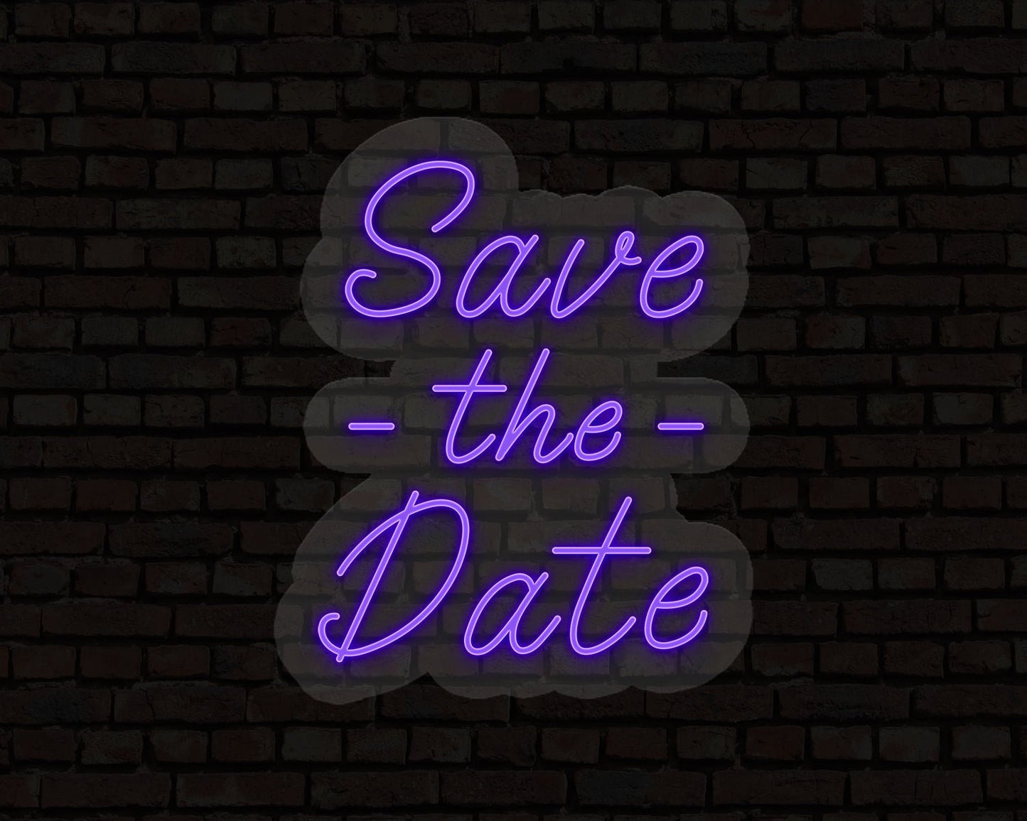 Save The Date Neon Sign