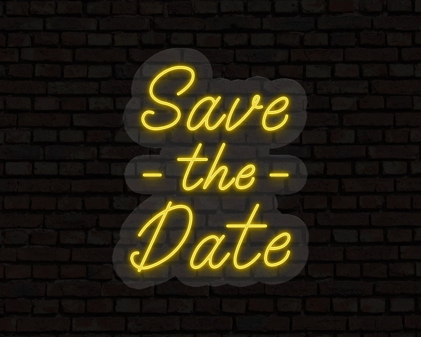 Save The Date Neon Sign