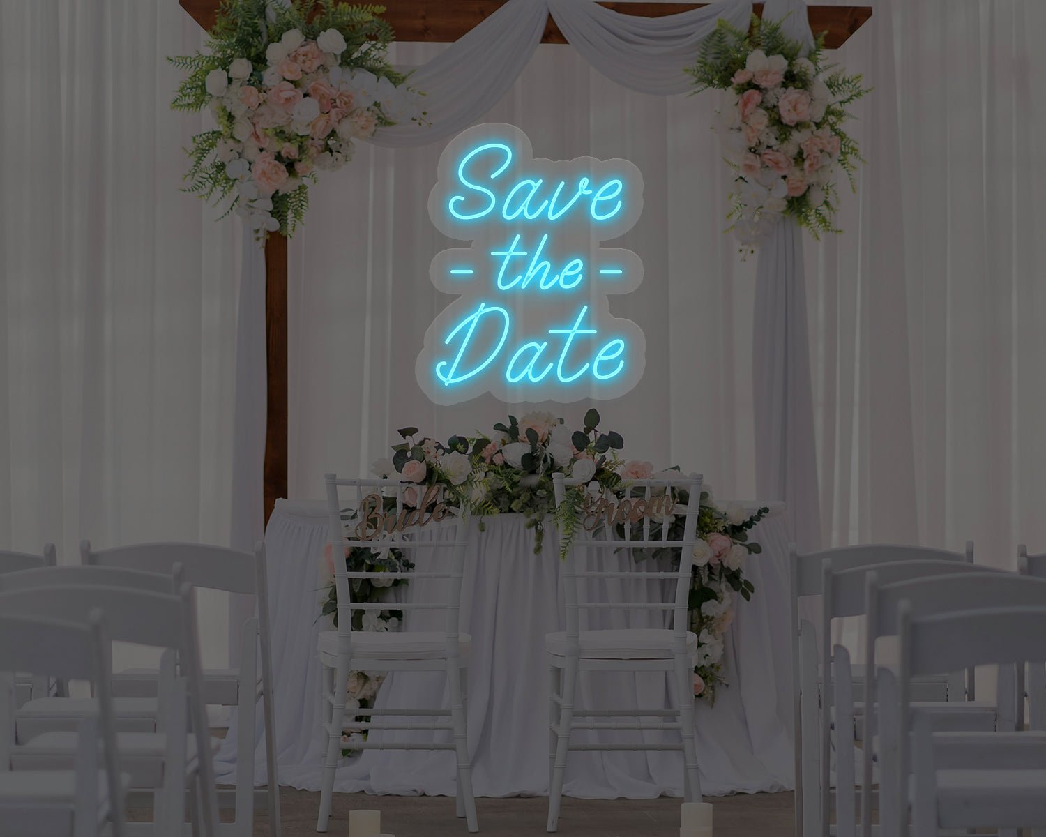 Save The Date Neon Sign – Neon Bubble