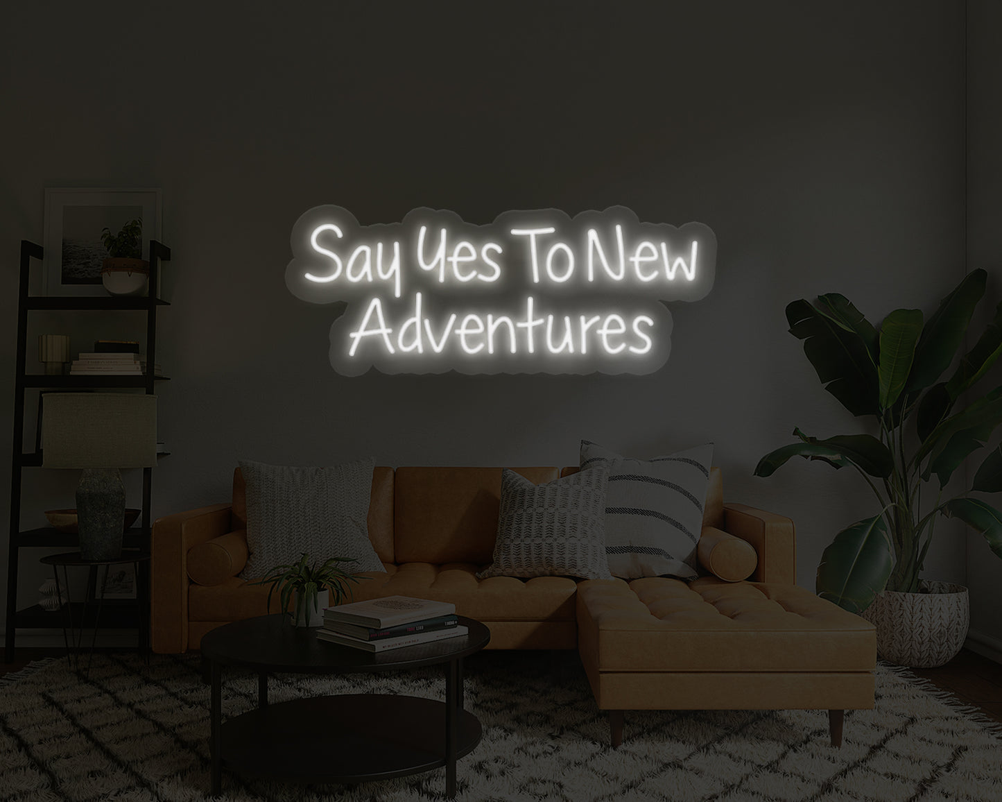 Say Yes To New Adventures Neon Sign