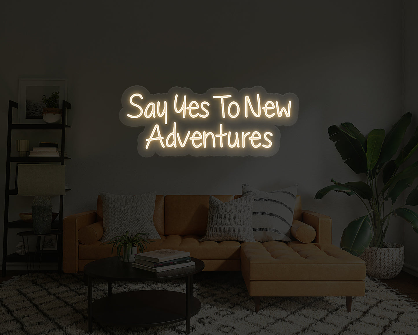 Say Yes To New Adventures Neon Sign