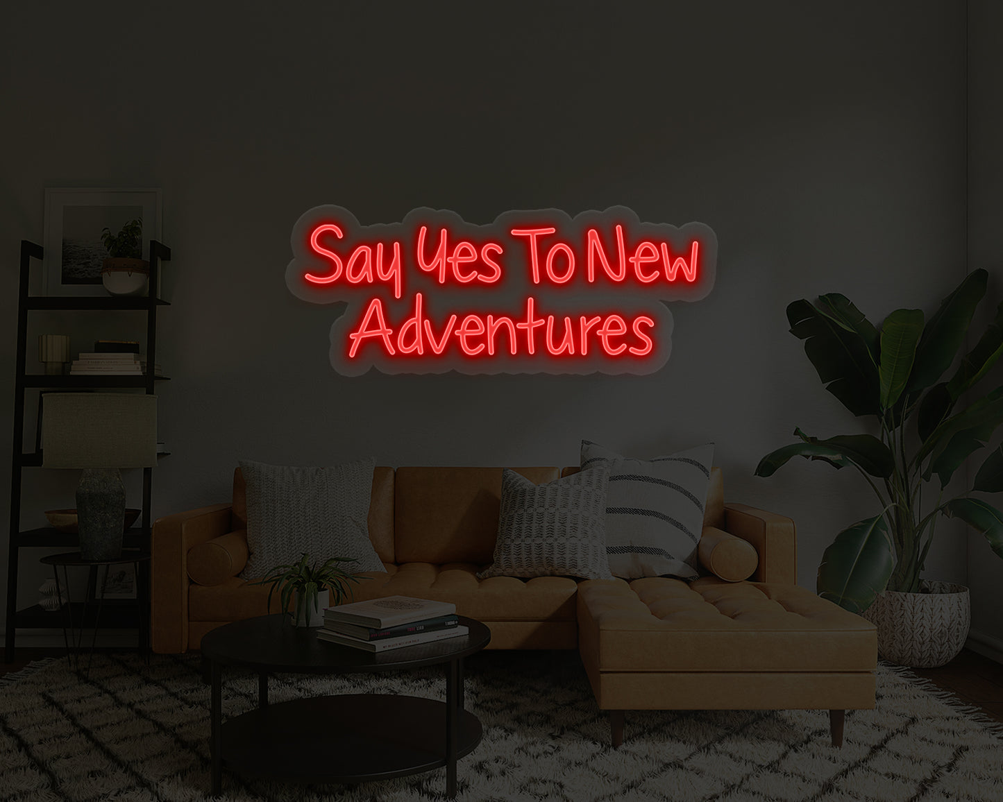 Say Yes To New Adventures Neon Sign
