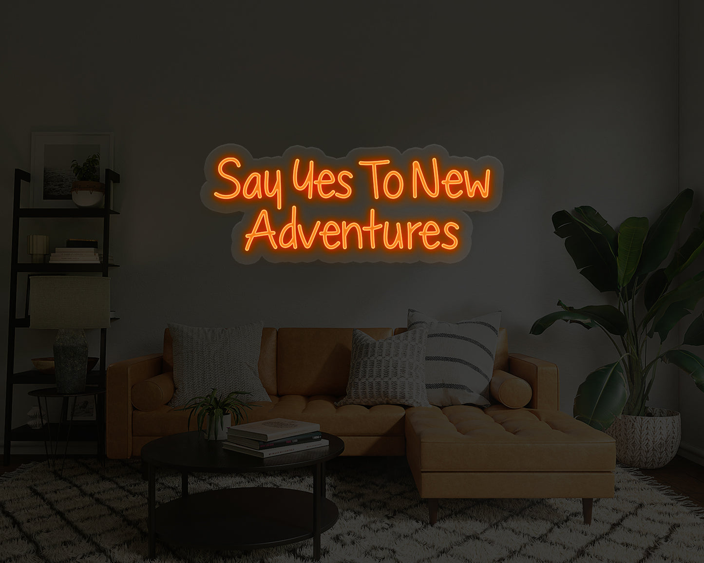 Say Yes To New Adventures Neon Sign