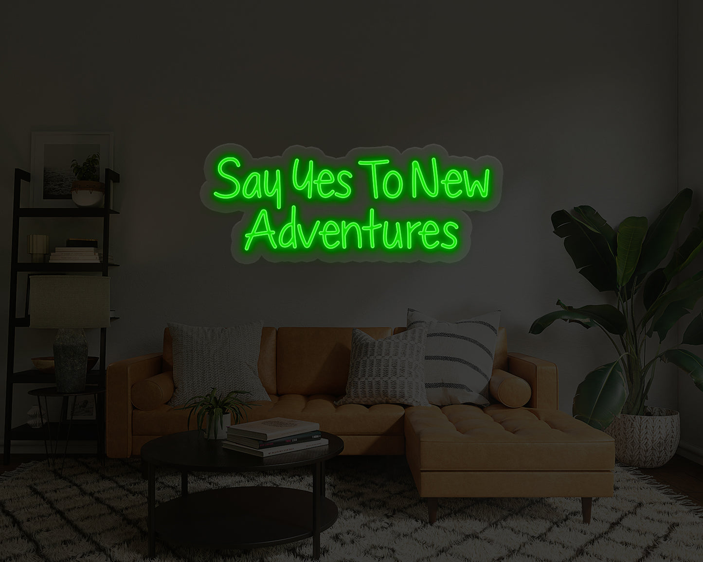 Say Yes To New Adventures Neon Sign