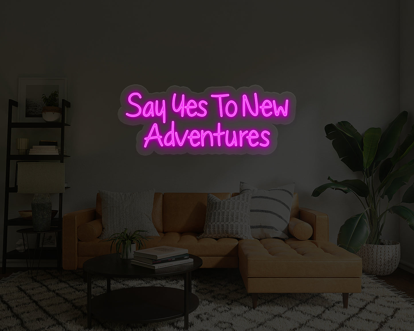 Say Yes To New Adventures Neon Sign
