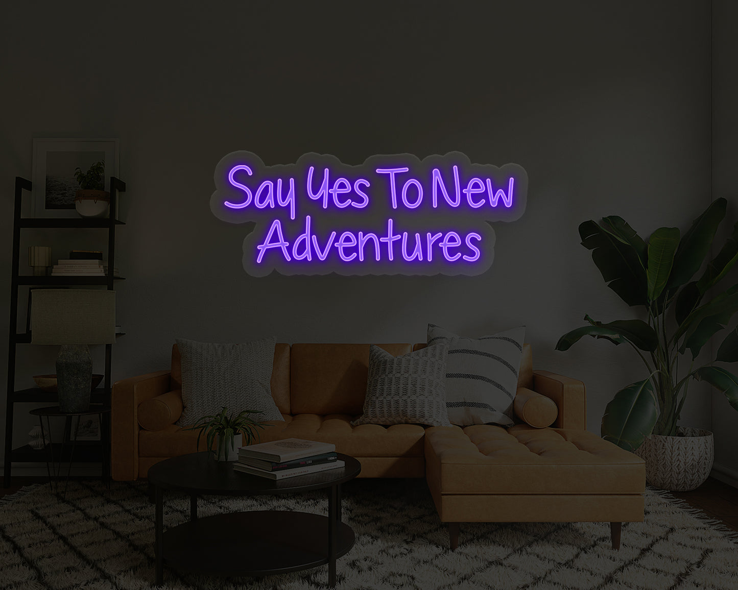 Say Yes To New Adventures Neon Sign
