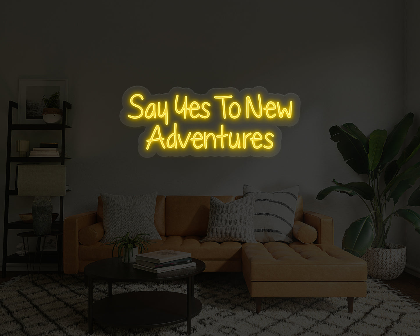 Say Yes To New Adventures Neon Sign