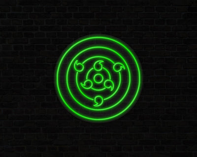 Sharingan Rinnegan Neon Sign