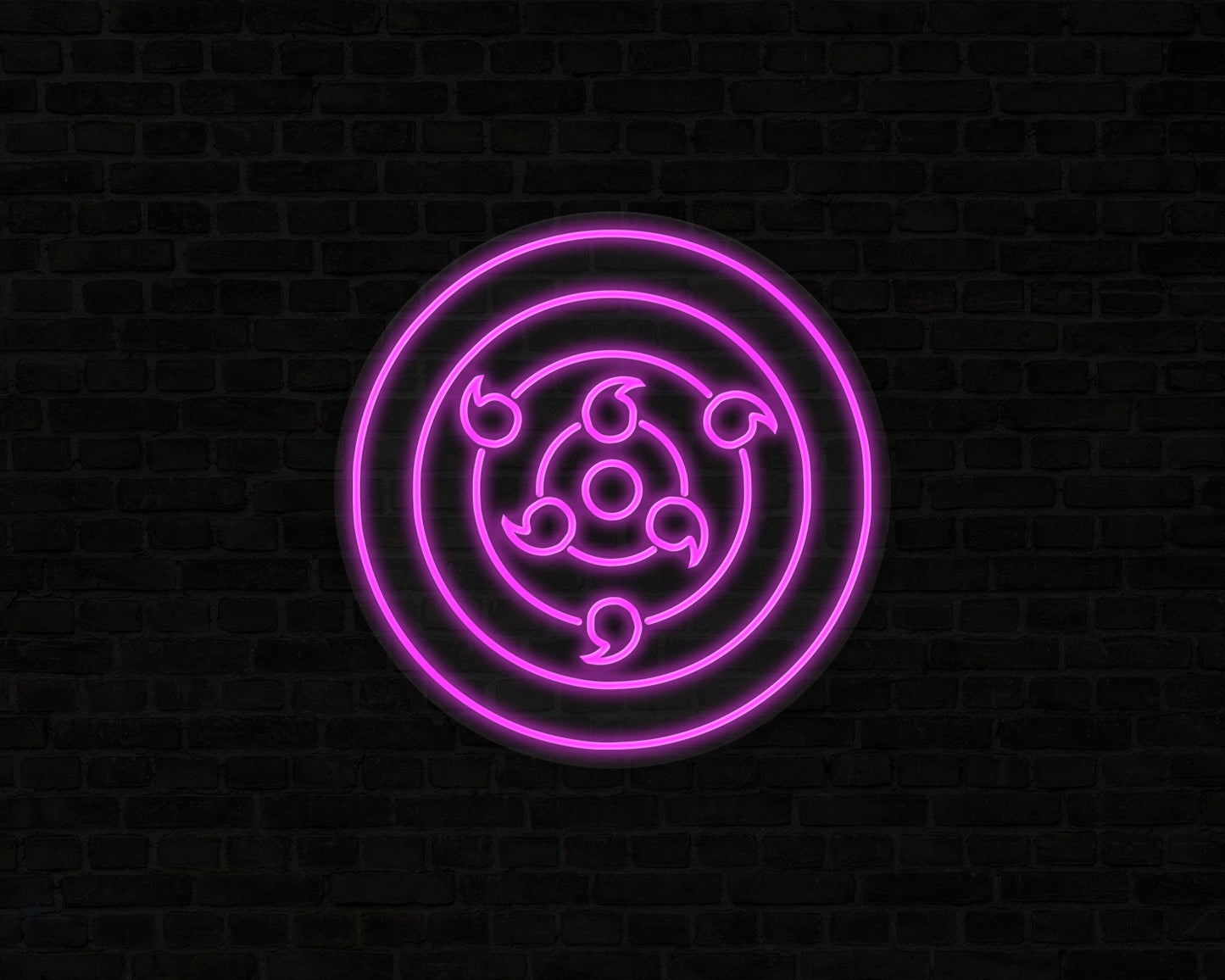 Sharingan Rinnegan Neon Sign