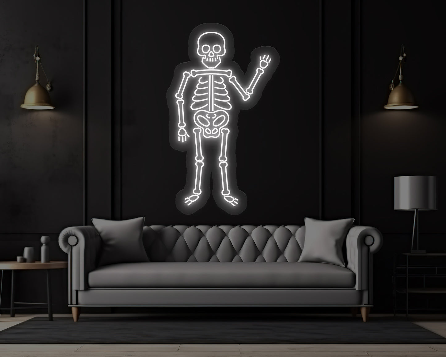 Skeleton Neon Sign