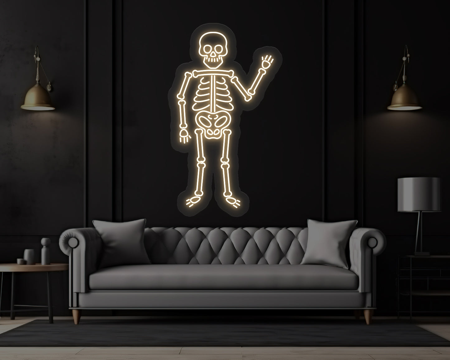 Skeleton Neon Sign