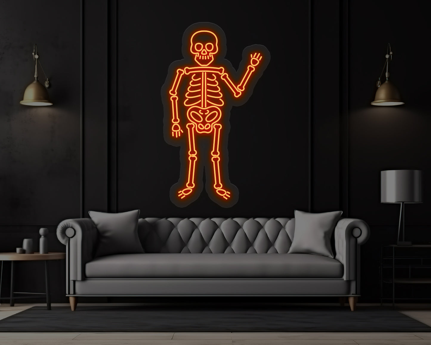 Skeleton Neon Sign