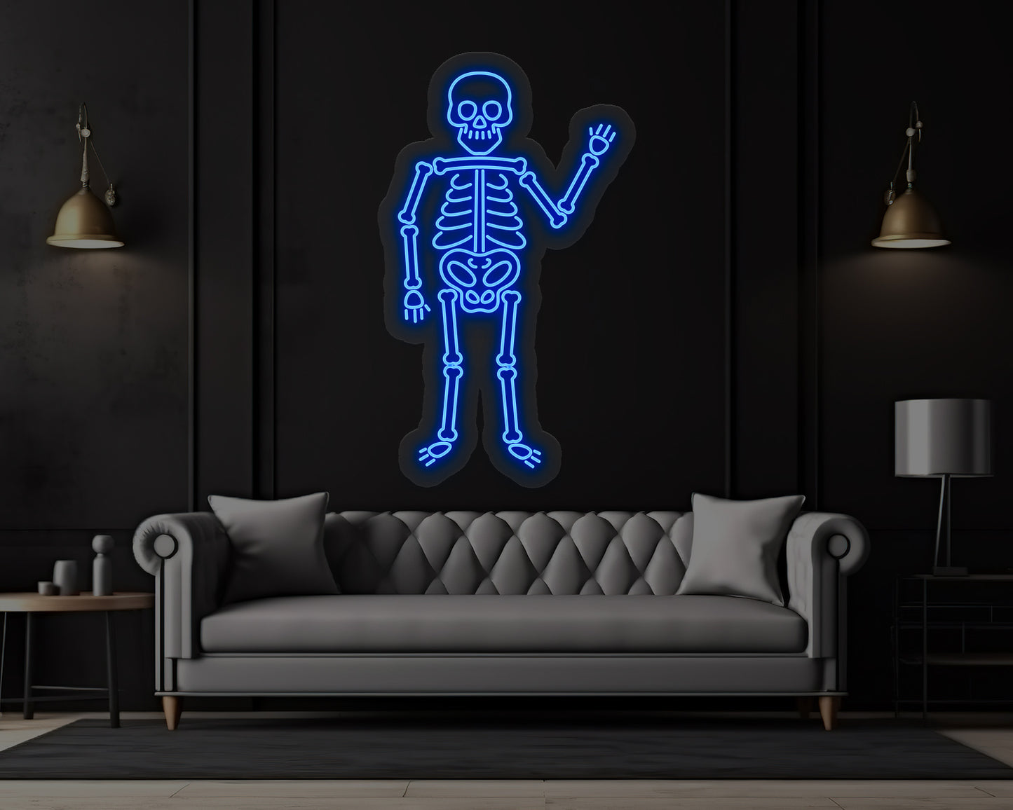 Skeleton Neon Sign