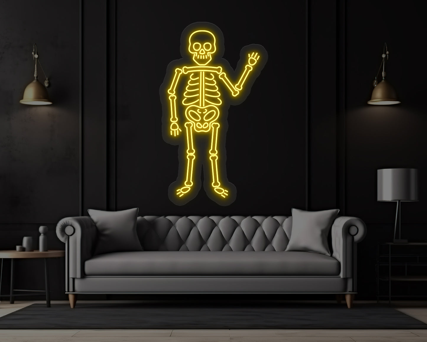 Skeleton Neon Sign