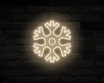 Snowflake Neon Sign