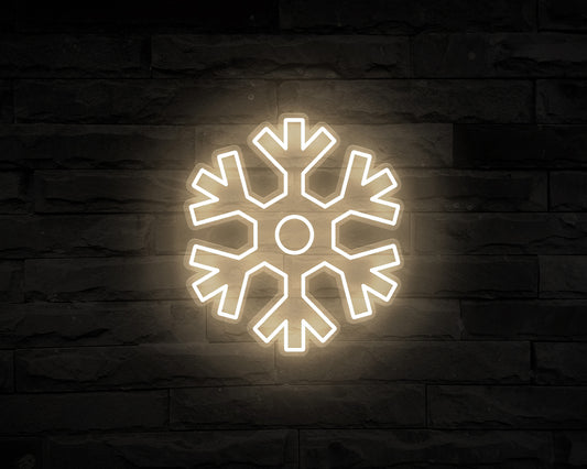 Snowflake Neon Sign
