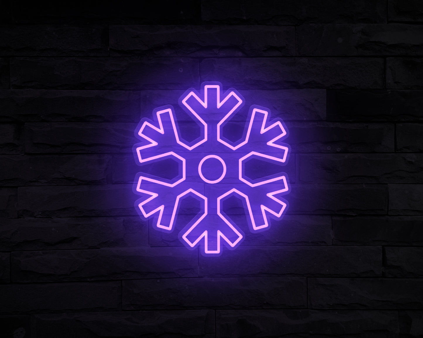 Snowflake Neon Sign